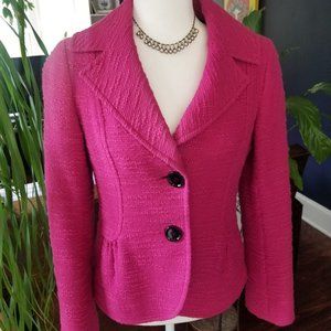 Magenta Blazer Jacket